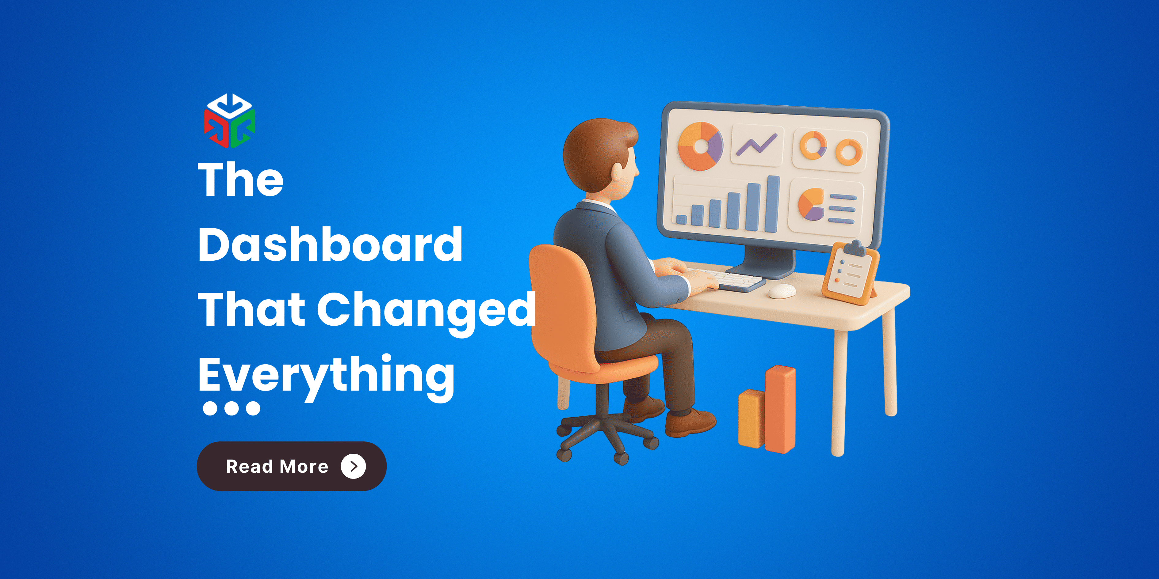 A founder staring at a glowing dashboard screen filled with organized task flows, deadlines, and performance metrics — symbolizing clarity and control in business.
